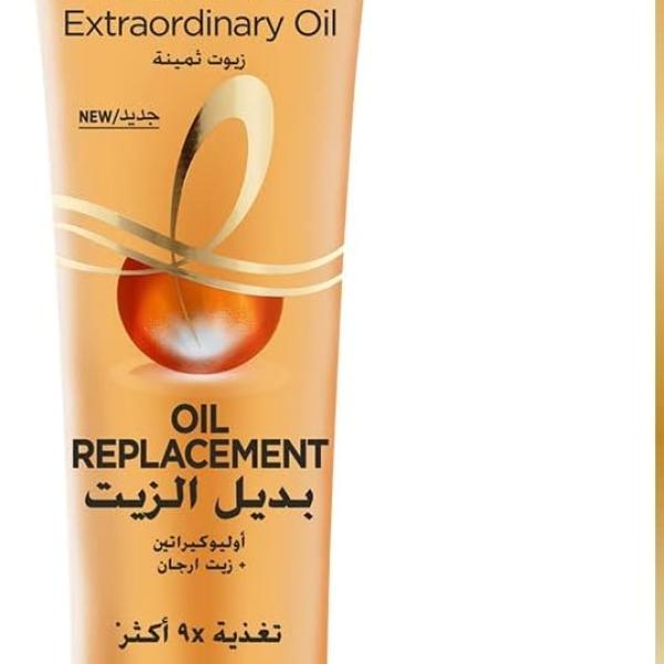 لوريال بديل الزيت المغذي للشعر العادي والجاف 300مل ذهبي
