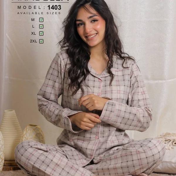 بيجامه اربيلا ميلتون  زراير كاروهات