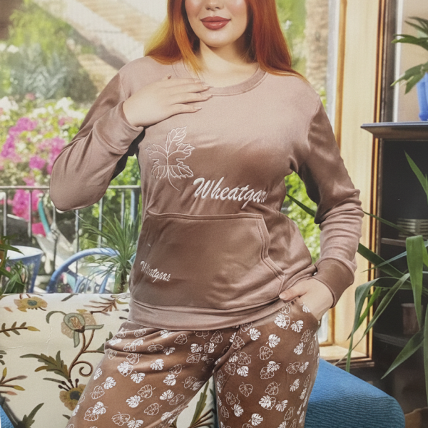 بيجامه ماجستي قطيفه بنطلون شروال