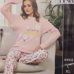 بيجامه ميلتون بينك استار بنطلون مشجر4066