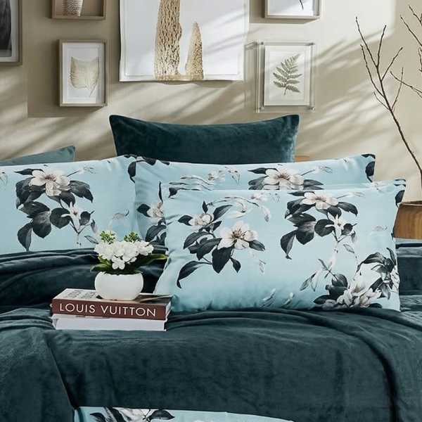 طقم ملايه بكوفرته سرير كبير