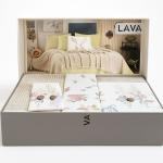 طقم ملاية بكوفرتة لافا اطفال ملاية مقاس 175*240 كوفرتة 200*240