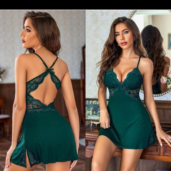 قميص قصير هابي ليكرا مفتوح من الظهر 1088