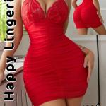 قميص قصير هابي ليكرا كشكشة من الجنب 1236