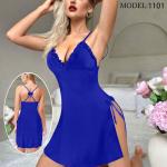 قميص ماستر قصير ليكرا مفتوح من الجنب