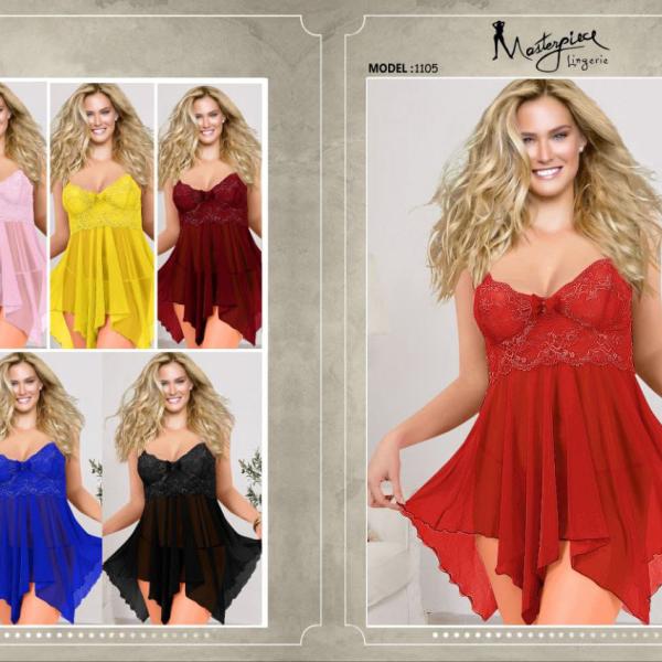 قميص ماستر قصير تل * دانتيل فيونكه ع الصدر