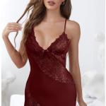 قميص قصير موكا ليكرا دانتيل ع الصدر و الجنب