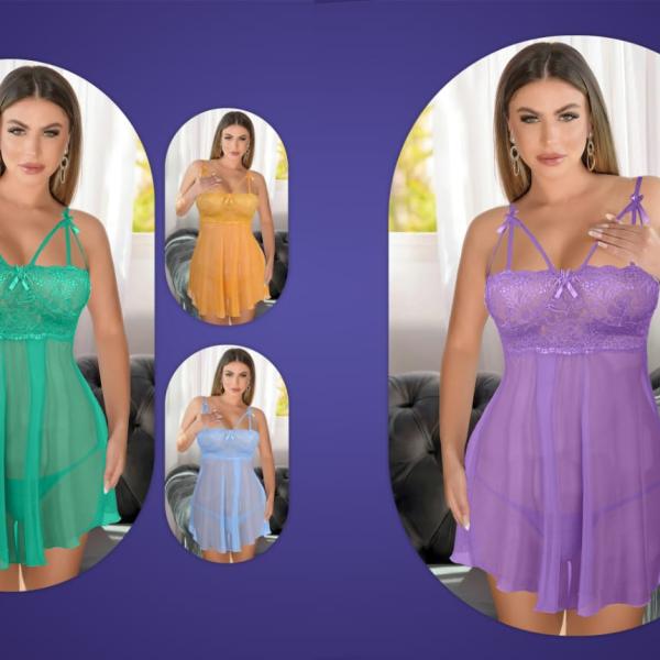 قميص قصير موكا تل فيونكه احبال ع الصدر