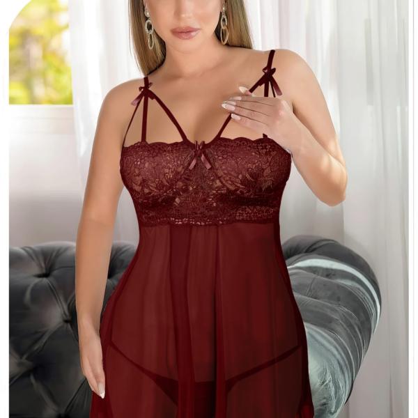 قميص قصير موكا تل فيونكه احبال ع الصدر