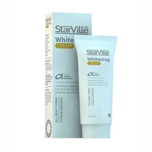 كريم تفتيح ستارفيل علاج تصبغات/بقع/اماكن حساسة/حبوب60جم