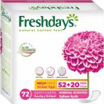 فريش دايز فوط يومية بينك 72ف عادية معطرة مقاس نورمال