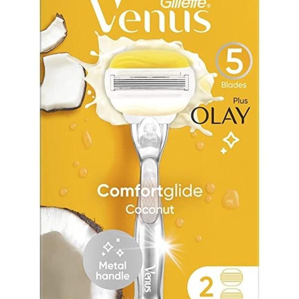 ماكينة جيليت فينوس اولاي بلص كوكونت 5 موس العلبة الصفرا