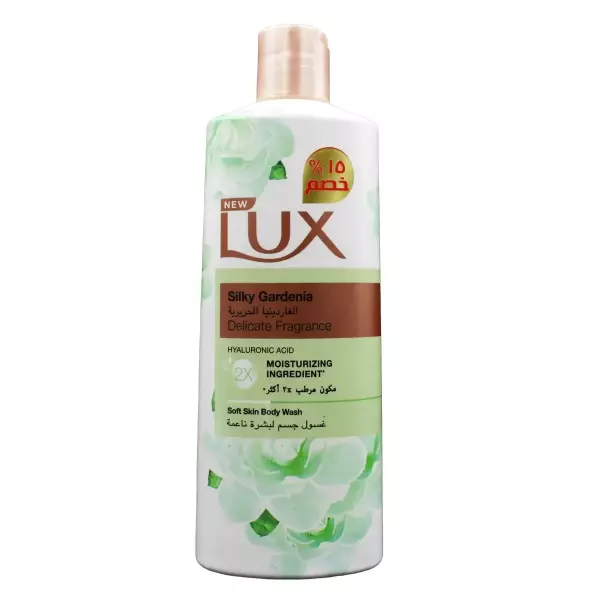 جل استحمام مرطب من لوكس سيلك جاردينيا لجميع انواع البشرة، 500 مل