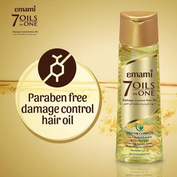 زيت شعر ايمامي هندي300م(7 زيوت*1)جولد علاج تلف+شامبو100 Emami
