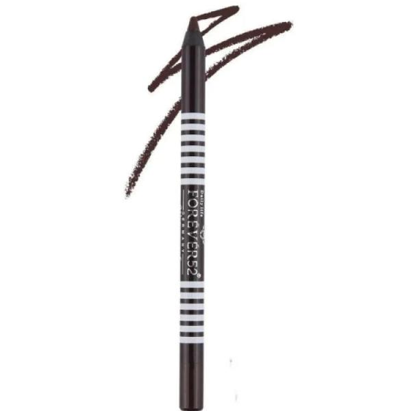 قلم تحديد العيون مقاوم للماء من فورايفر 52 , F502 - لون بني غامق