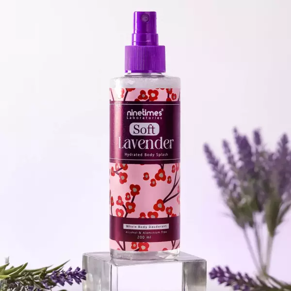 بدي سبلاش ناين تايمز سوفت لافندر زيرو كحول جليسرين+فيتE