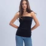 توب طويل بدون حمالات carina