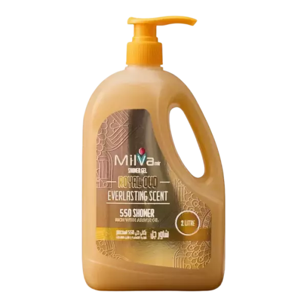 شاور جل ميلفا كريمي 2 لتر بامب رويال عود