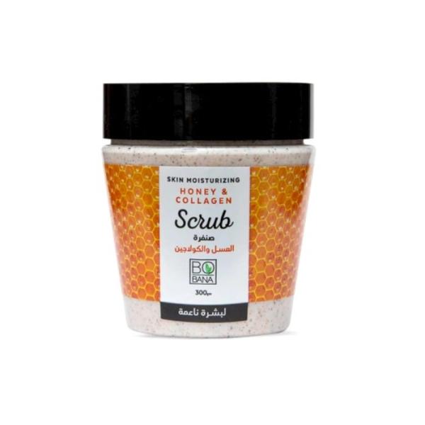 سكراب بوبانا عسل وكولاجين ترطيب/تغذية/علاج تجاعيد+حبوب