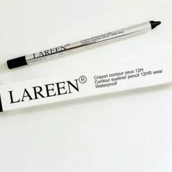 قلم كحل لارين ووتربروف ثبات 12س اسود*سيلفر علبة بيضاءF