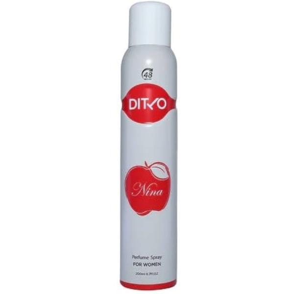 اسبراي ديتو حريمي نينا احمر*ابيض التفاحة 200مل