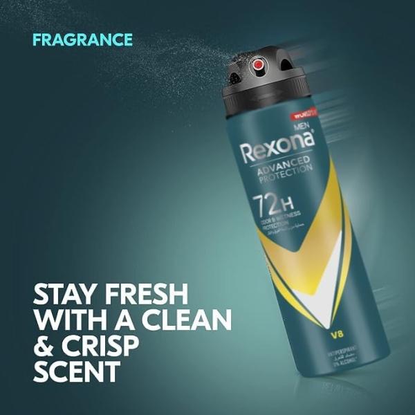 اسبراي ريكسونا رجالي جديد حماية 72س v8 الاصفر 150مل