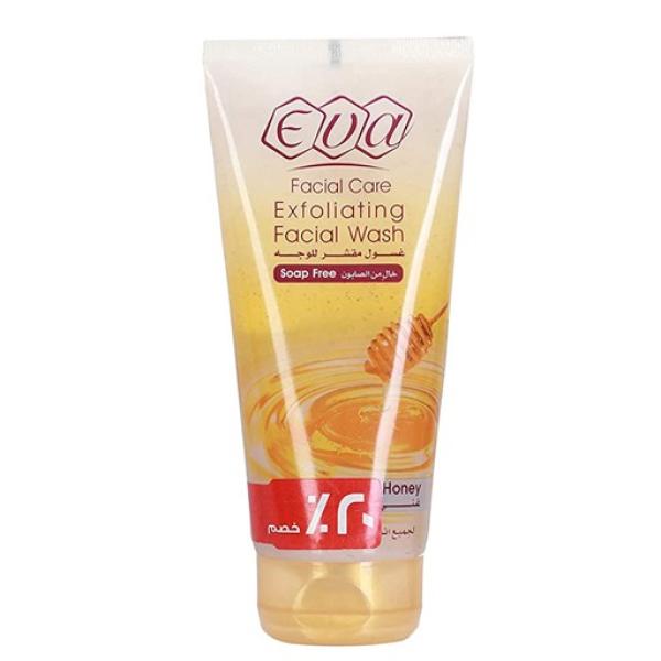 غسول مقشر للوجه بالعسل من ايفا 150 ملليلتر للجنسين غرامات