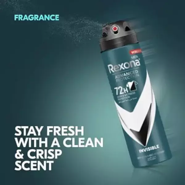 اسبراي ريكسونا رجالي جديد حماية 72س انفيزبل 150مل