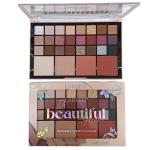 باليت ايشادو+بلاشر+هايلايت لارين 28 لون مات/شيمر G110