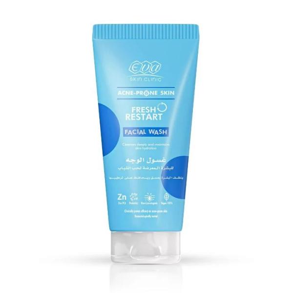 غسول الوجه إيفا سكين كلينيك للبشرة المعرضة لحب الشباب - 150 مل