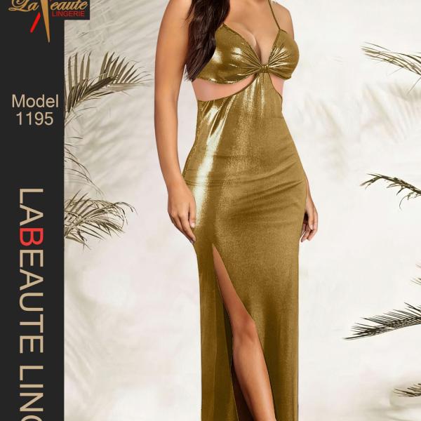 قميص لابوتيه فاشون طويل مفتوح من الجنب