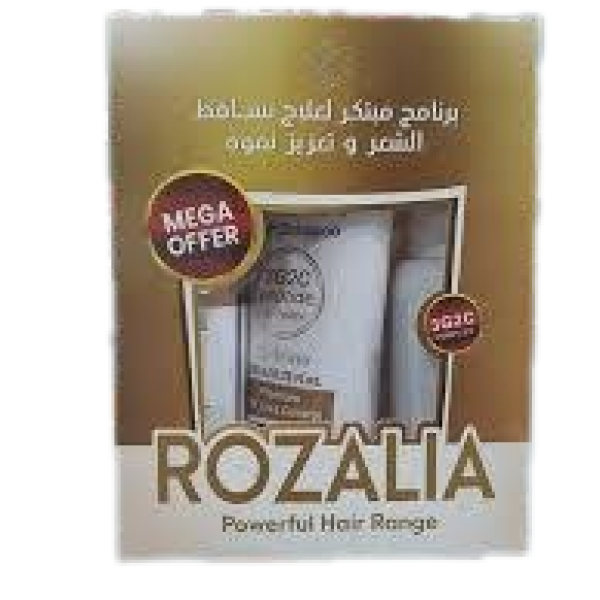 روزليا روتين لعلاج تساقط الشعر وتعزيز نموه شامبو+ لوشن+سيرم