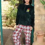 بيجامه اسمايل قطيفه خاص دبدوب 6316