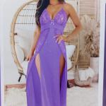 قميص موكا طويل ليكرا فتحتين من الجنب 36