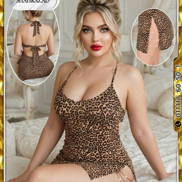 قميص قصير ليكرا تايجر شهرزاد سلسله من الجنب 2601