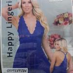 قميص هابي قصير تل دانتيل علي الصدر