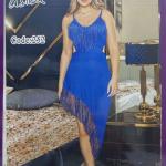 قميص لاسينزا ليكرا قصير شراشيب