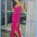 قميص طويل ليكرا لاسينزا مفتوح من الجنب 2184