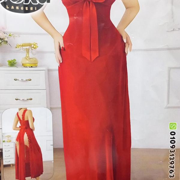 قميص طويل شيفون فيونكه من الظهر يوكا 5093