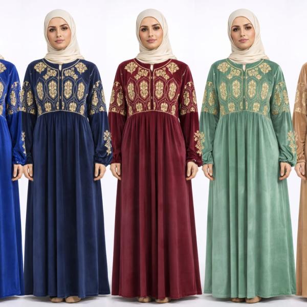 عبايه العيسوي قطيفه تطريز ع الصدر