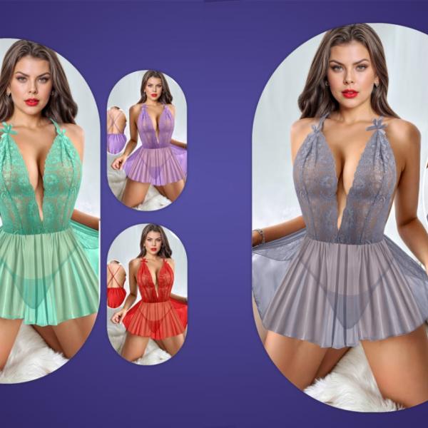 قميص موكا تل قصير فيونكة ف الحمالة 53