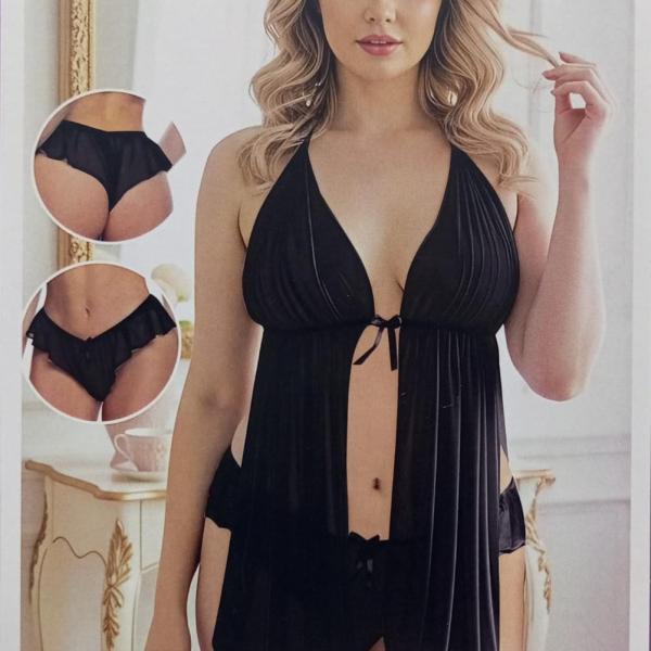 قميص موكا قصير تل مفتوحة من الظهر استيك